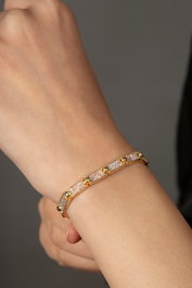 Heliophilia Silver Pulsera CBL9729A Dorada de Talla Única
